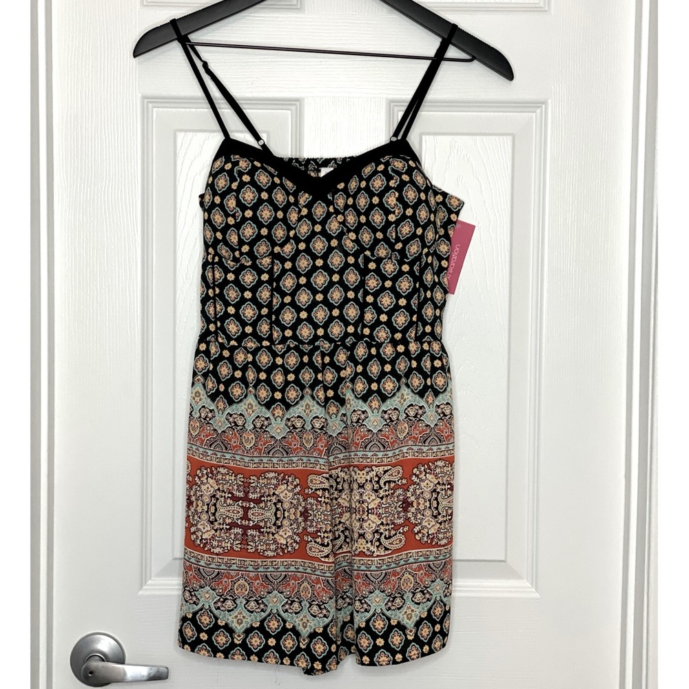Moroccan Print Romper